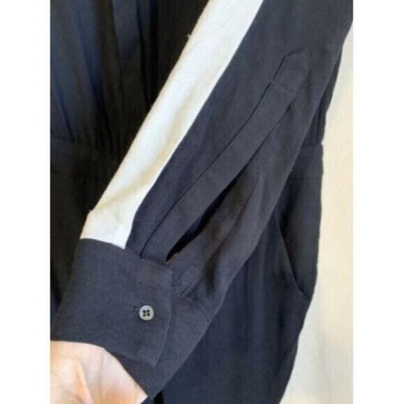 A.L.C. Women Jumpsuit Black Long Sleeve Viscose Size 2 Grunge Dark Gorpcore Punk - Picture 7 of 12